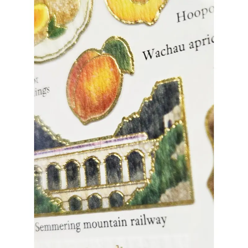 Visual Collections Zukan Stickers Lower Austria