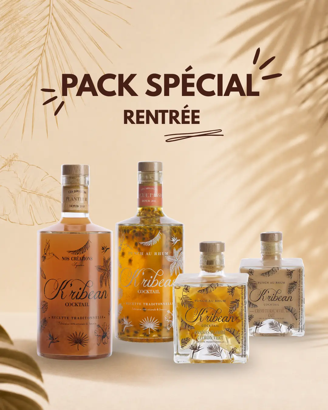 K'RIBEAN COCKTAIL - BACK TO SCHOOL SPECIAL PACK