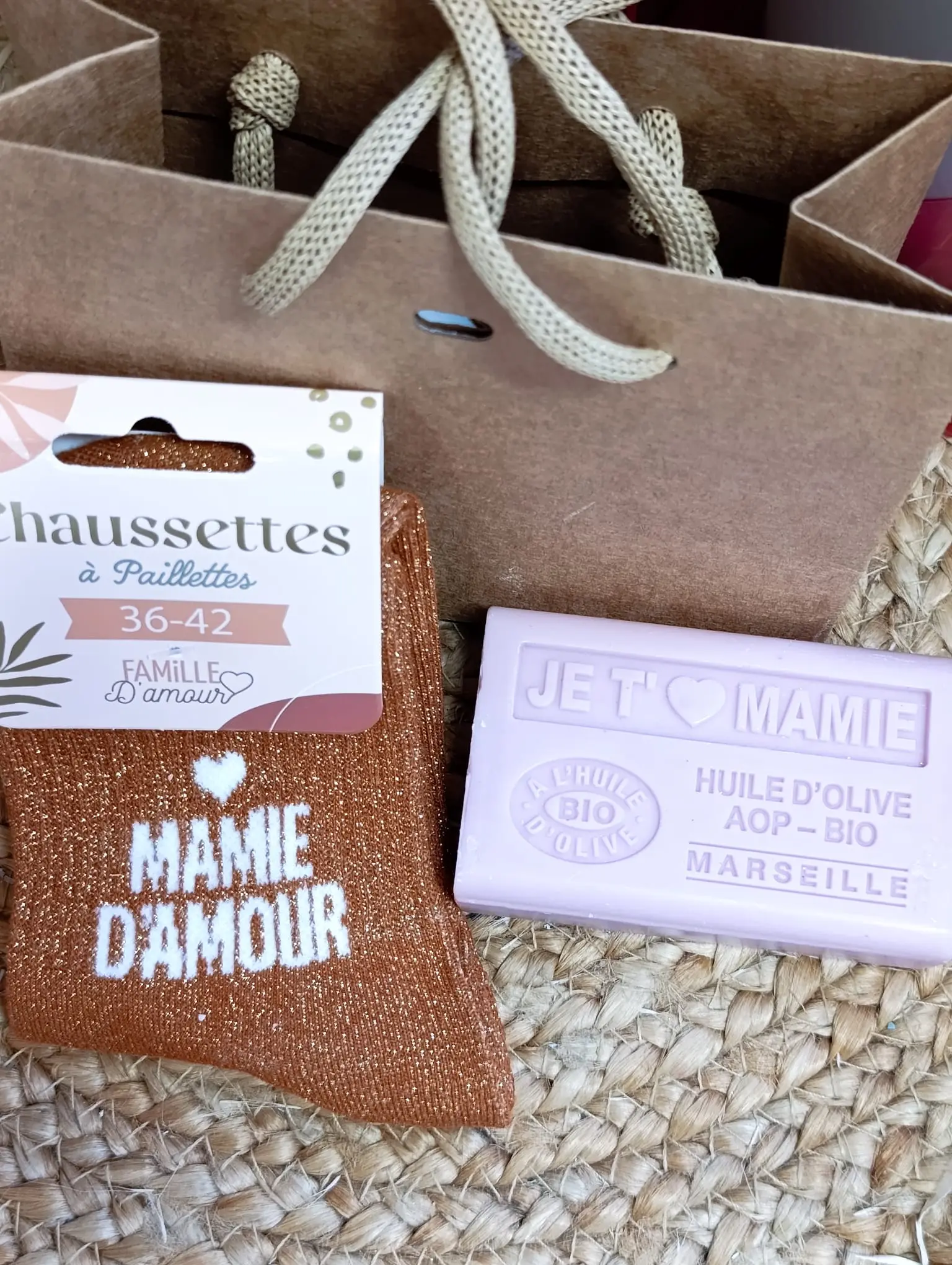 Gift Set: Pair of Socks and Soap