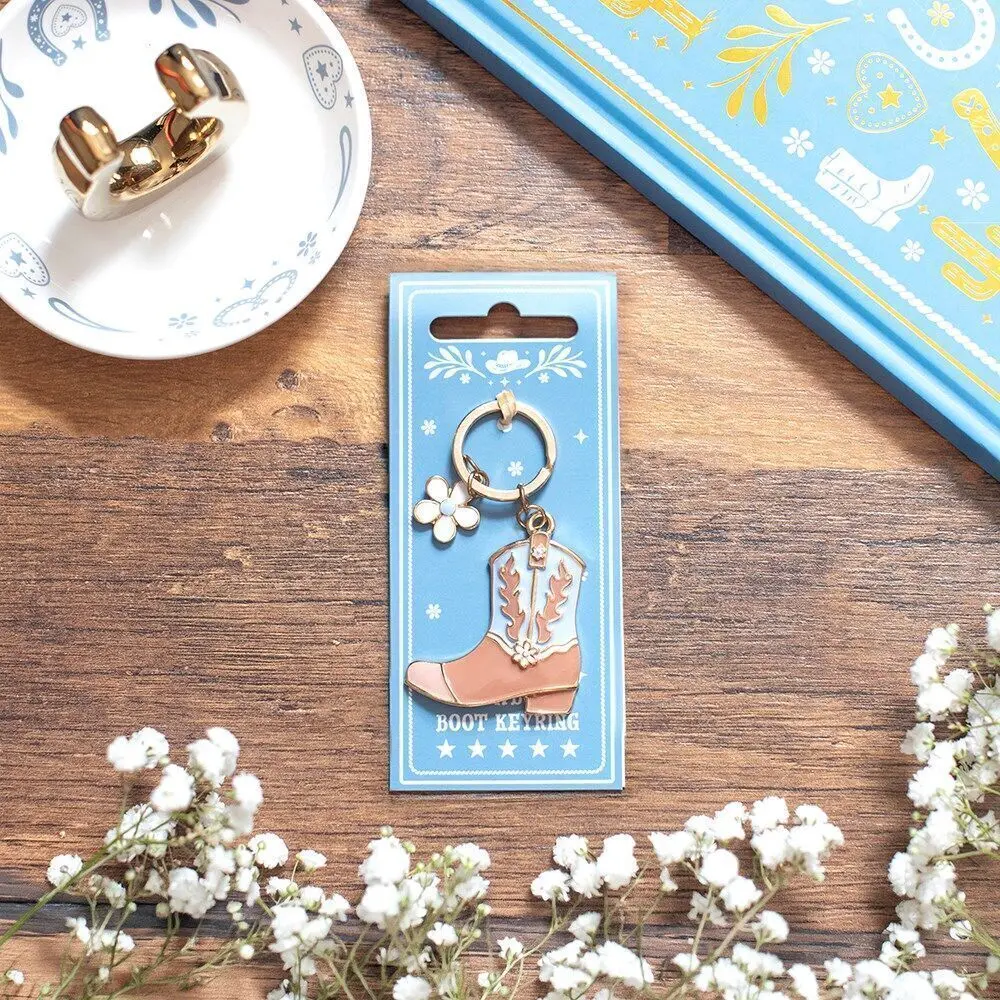 Western Boot Keyring