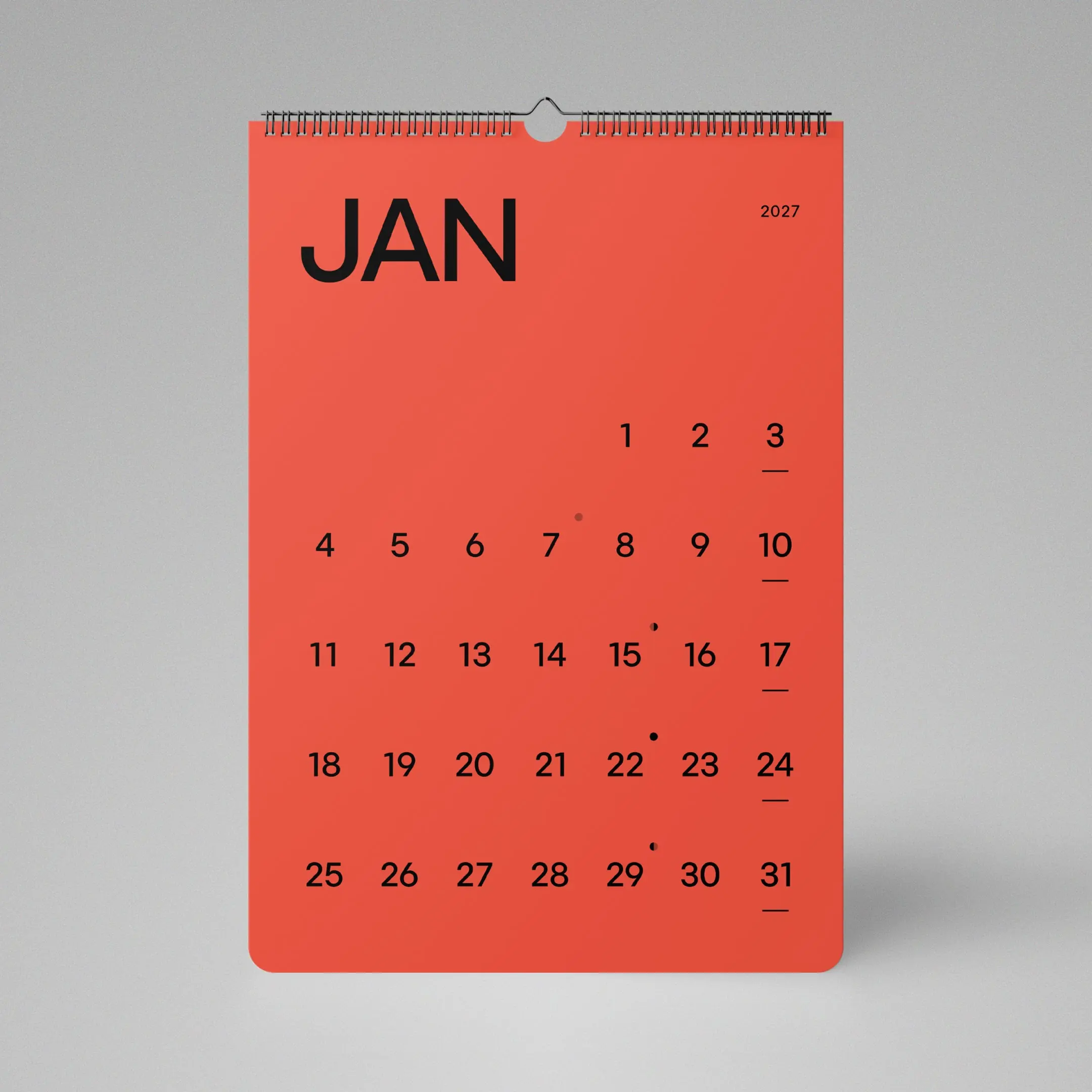 Calendario CRD 2027