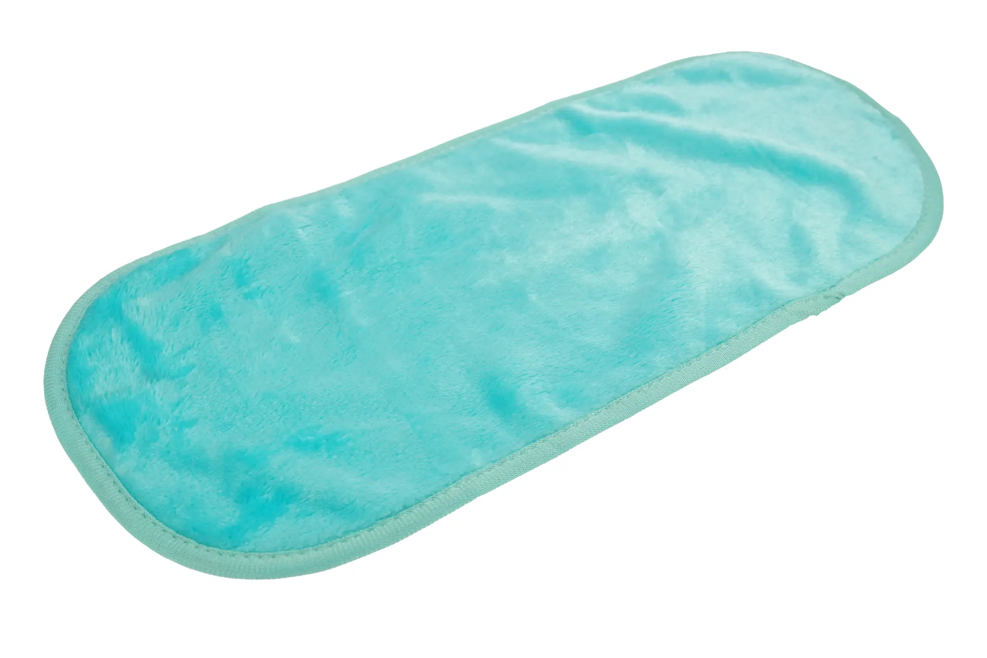 Lingette nettoyante visage en microfibre, turquoise, 100 % polyester, 40 x 17 cm