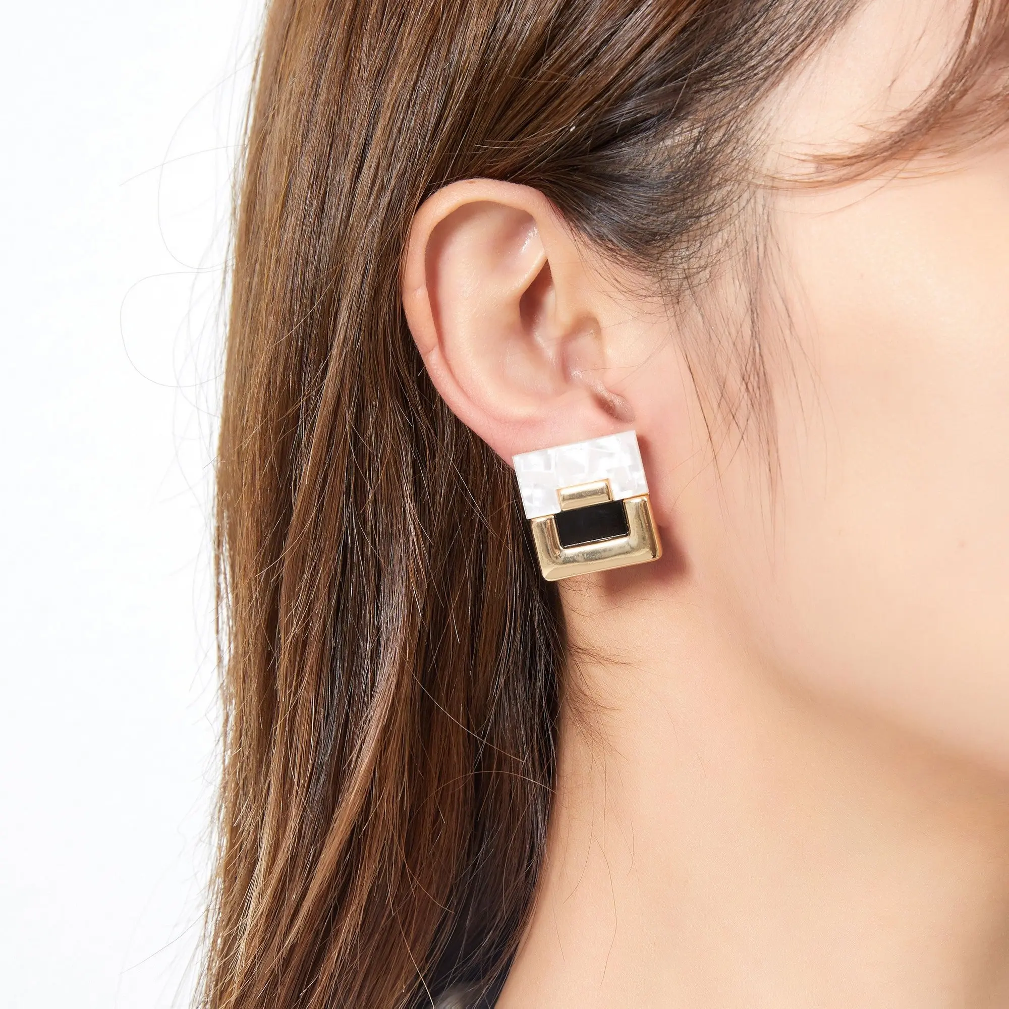 Boucle d'oreille clip Fyna