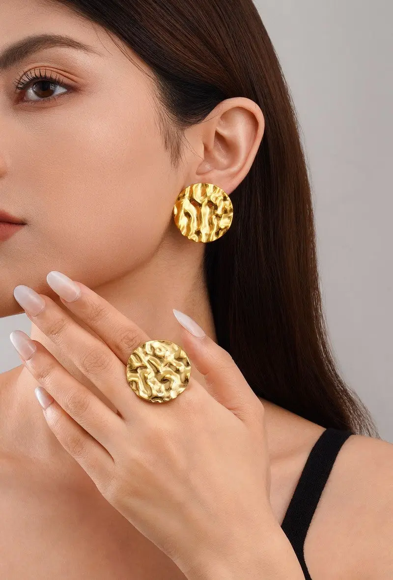 Boucle d'oreille clip Varvara