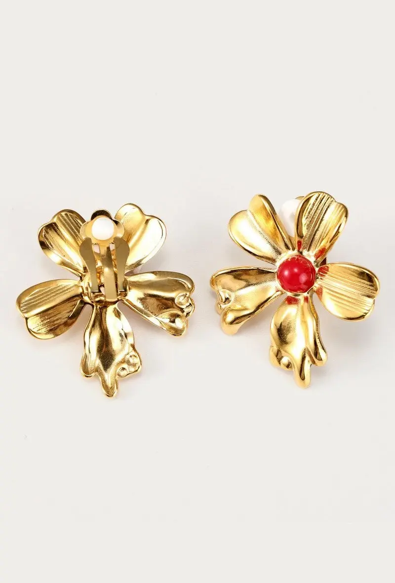 Boucle d'oreille clip Yazamin