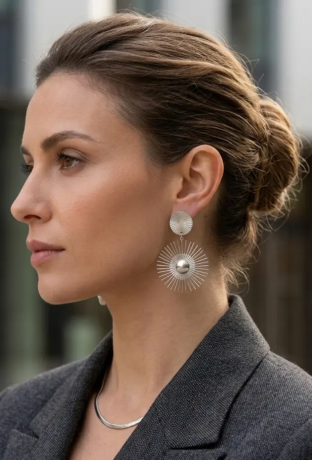 Boucle d'oreille clip Zeinab