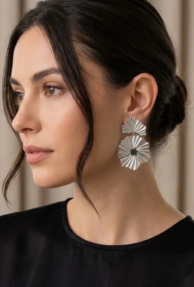 Boucle d'oreille clip Zinad