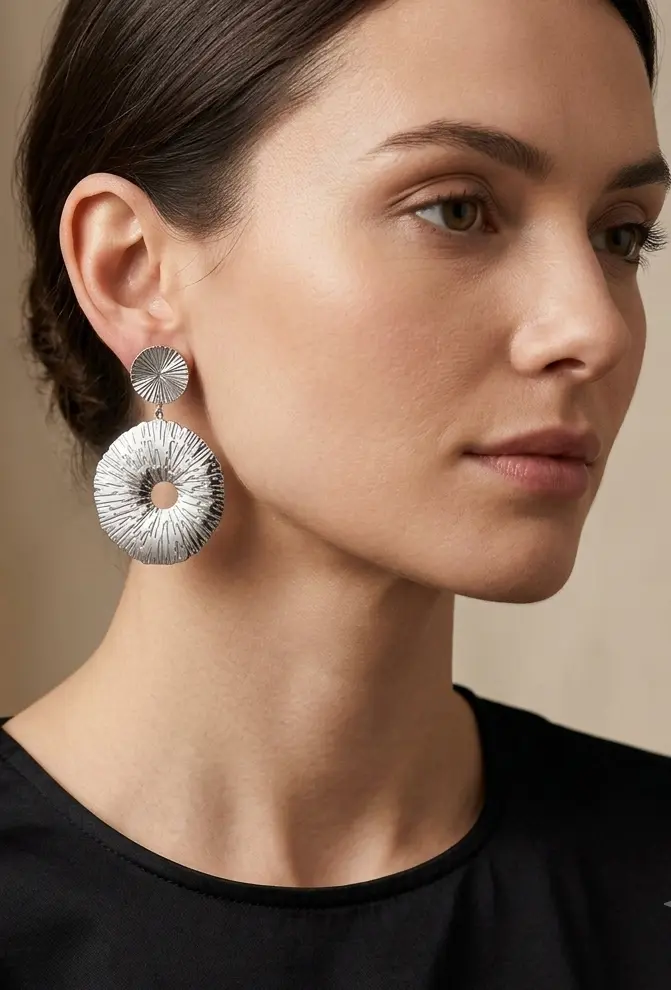 Boucle d'oreille clip Zehbia