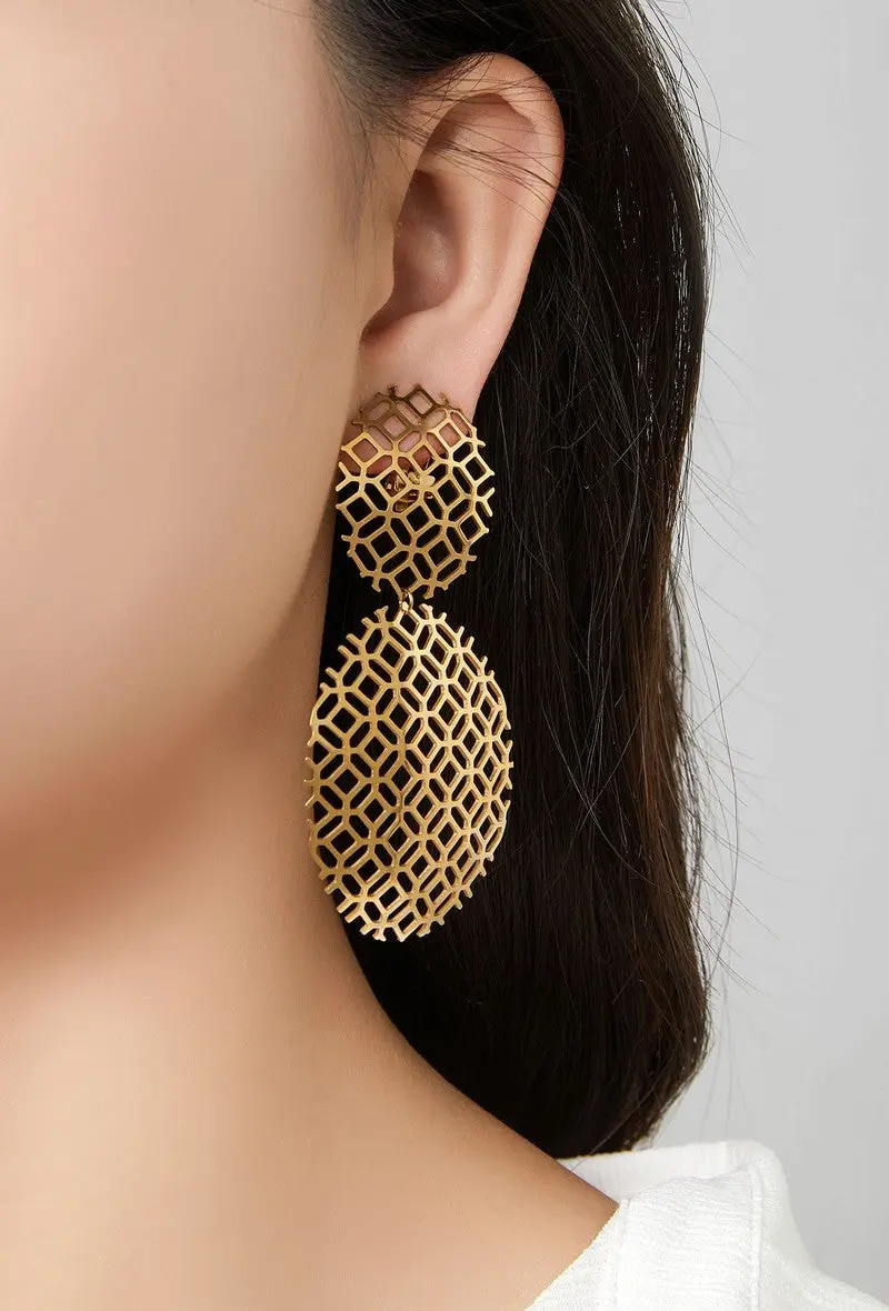 Boucle d'oreille clip Zitouna