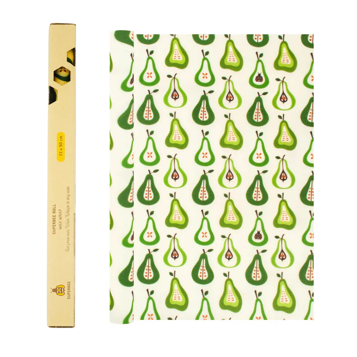 Pears beeswax wrap roll