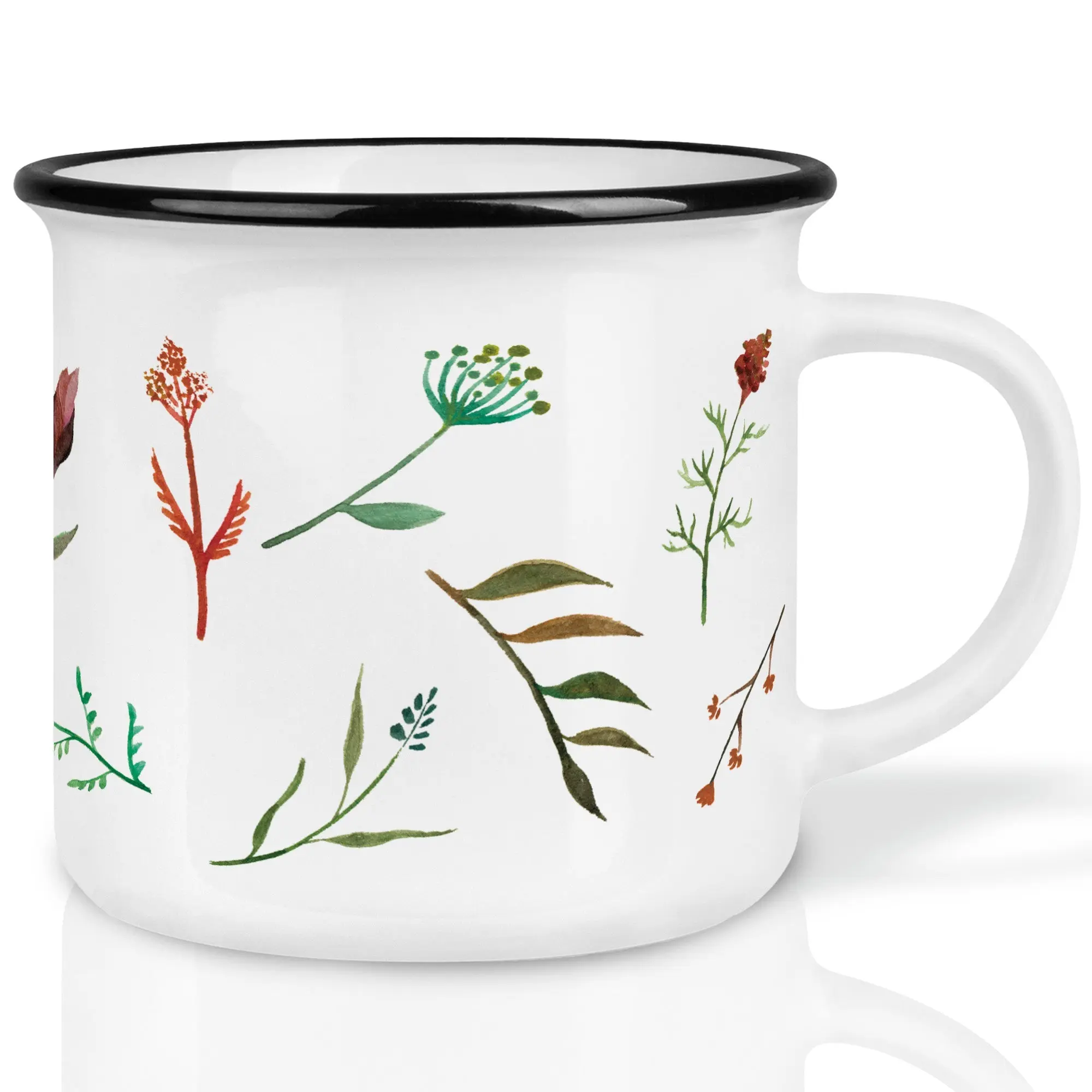 Keramiktasse – Wildblumendurcheinander