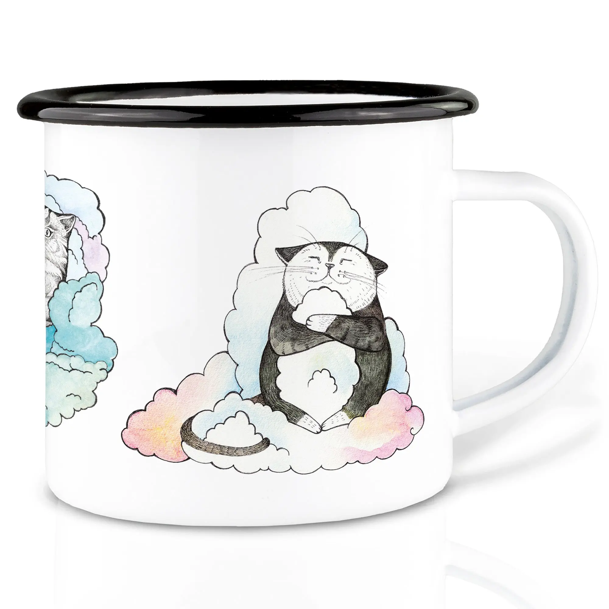 Emaille Tasse – Tommi & Friends
