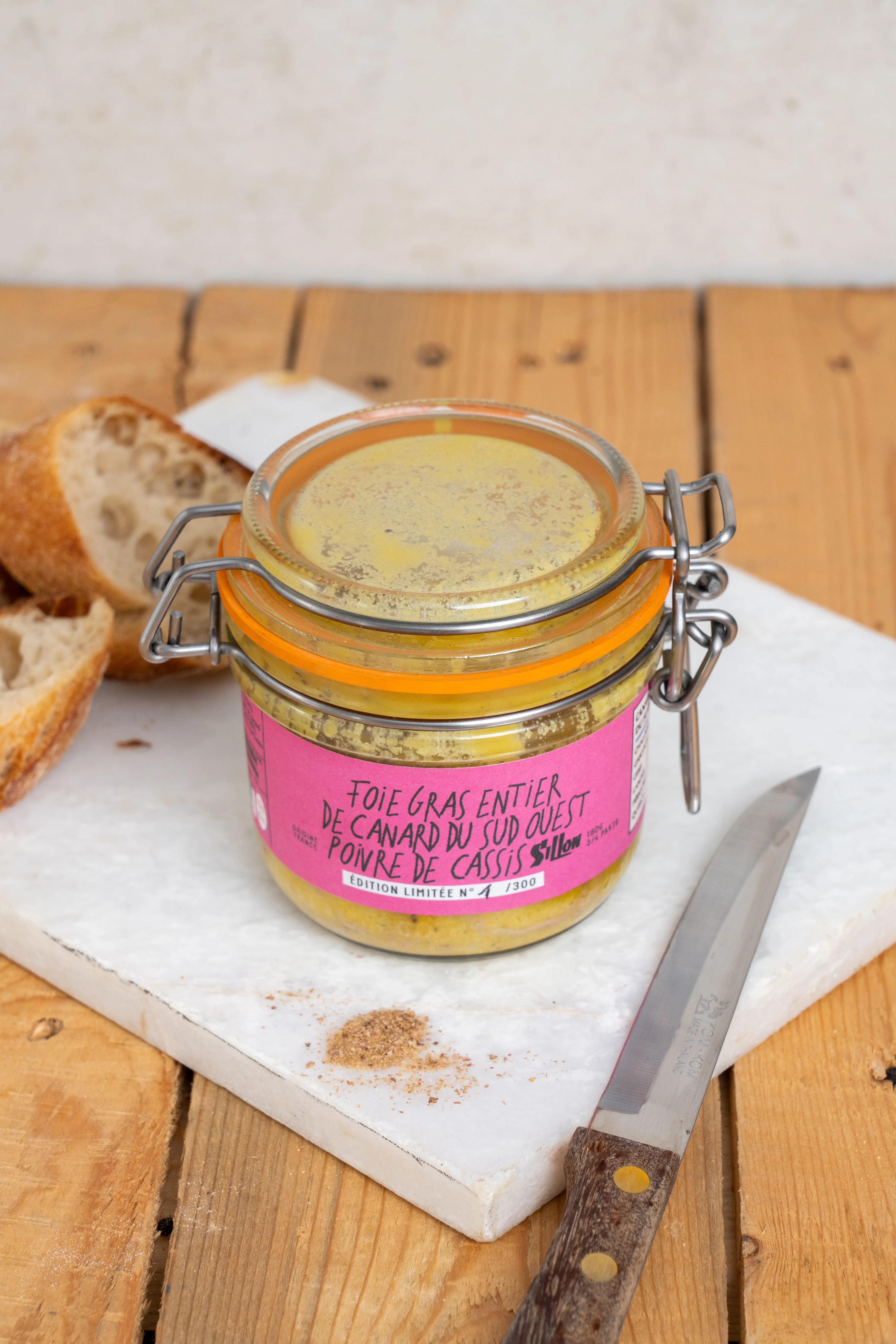 Foie Gras IGP Southwest with Blackcurrant Pepper - 180g Limited Edition 300 jars