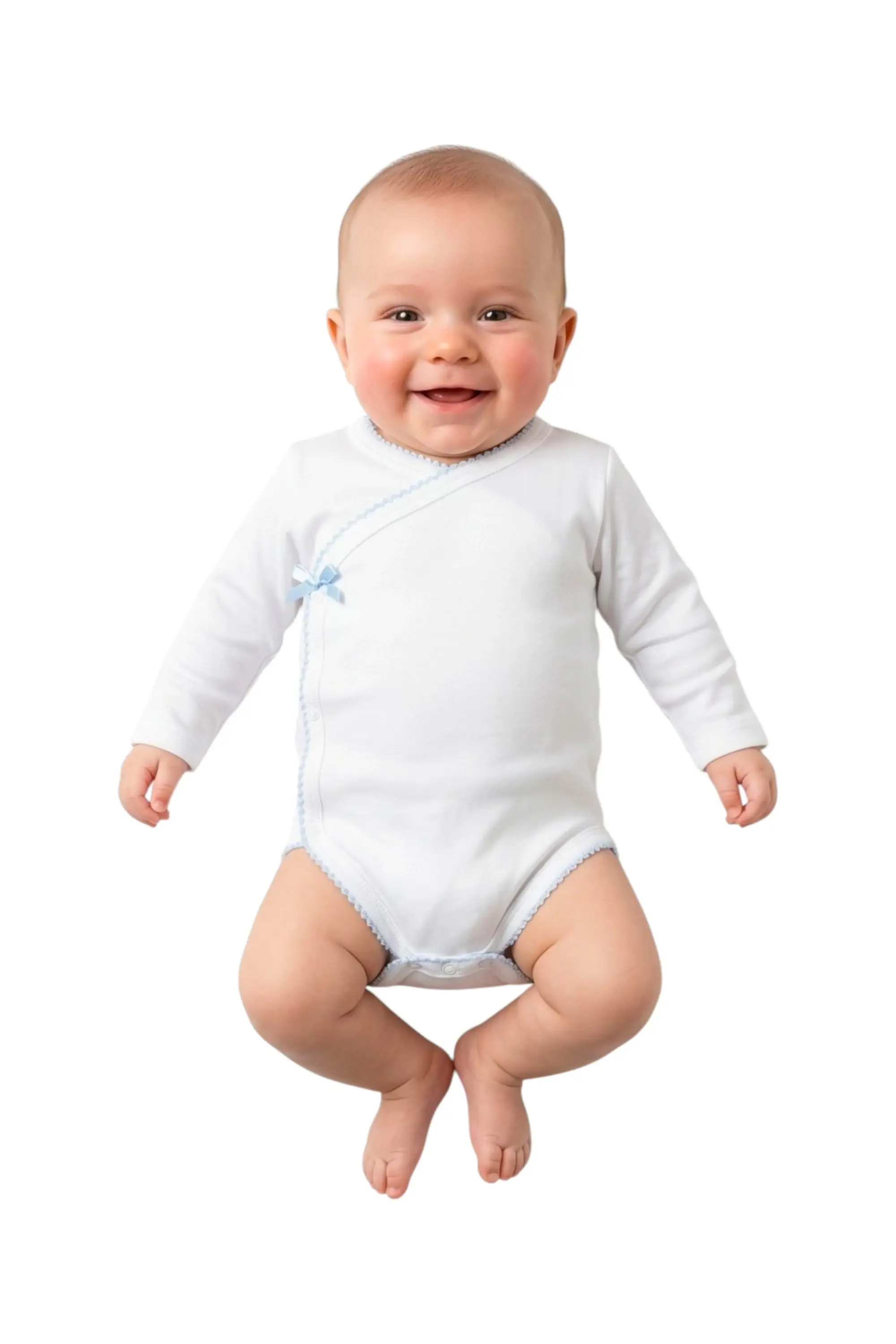 Baby's Side-Fastening Bodysuit, OEKO-TEX® Cotton