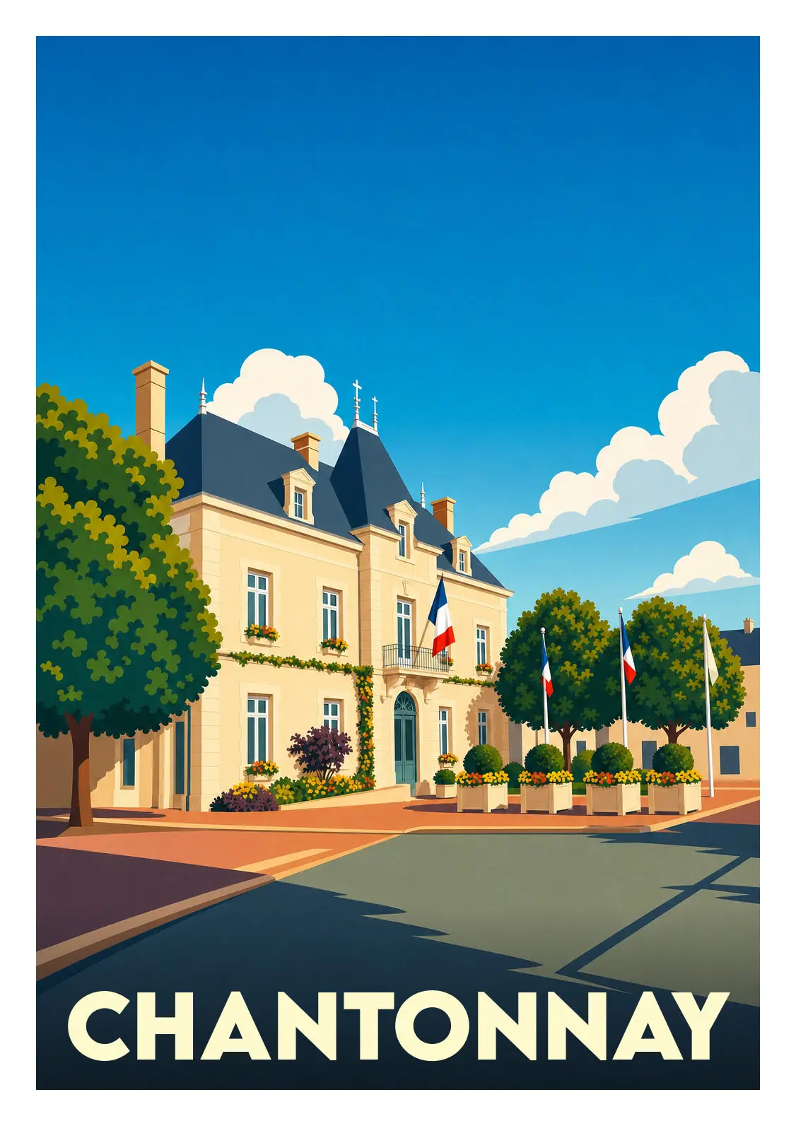 Affiche illustrée - Chantonnay