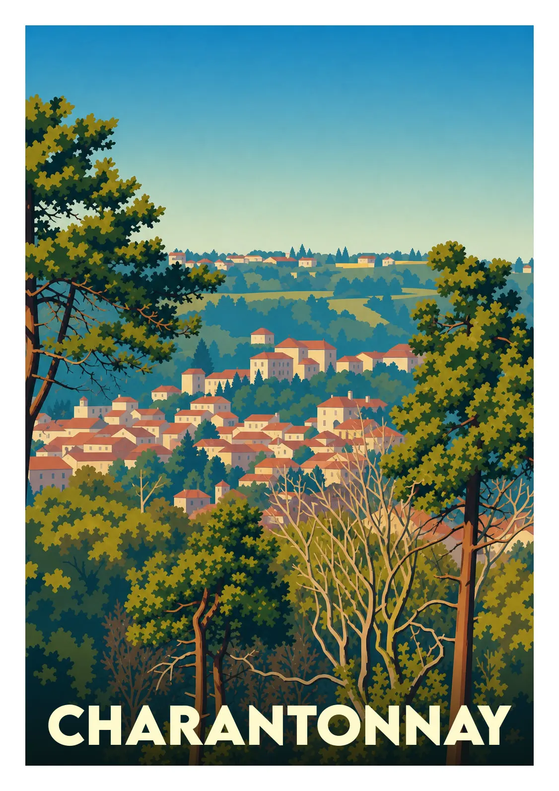 Affiche illustrée - Charantonnay