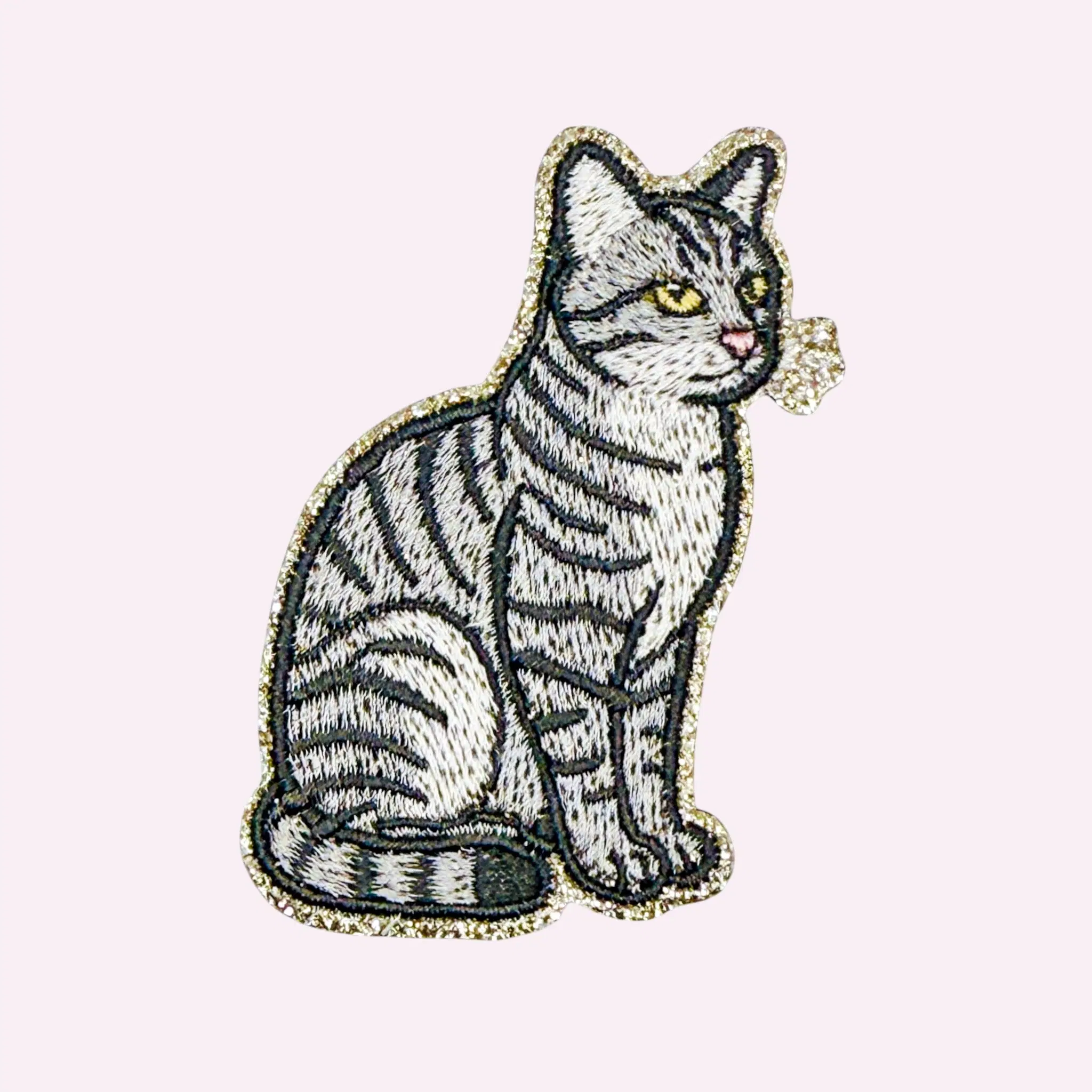 Glitzer Sticker Katze