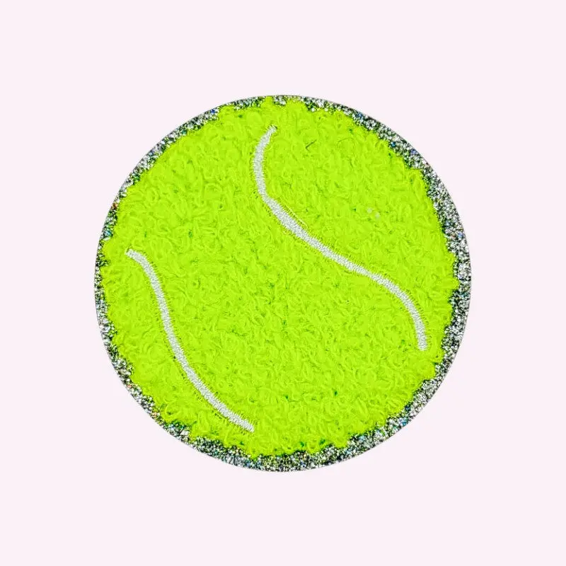 Glitzer Sticker Tennisball Classic