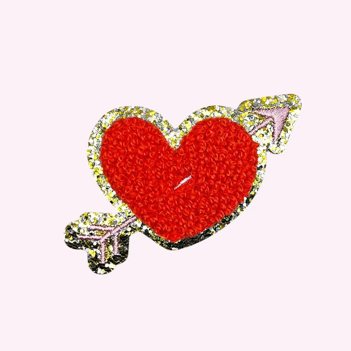 Glitzer Sticker Amor's Herz