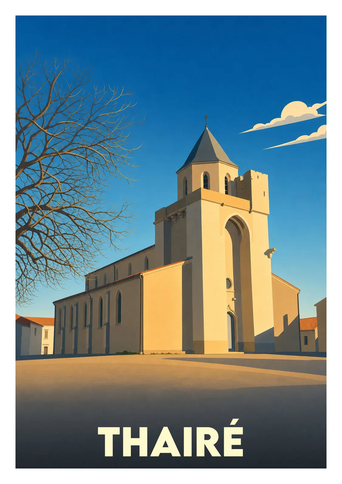 Affiche illustrée - Thairé