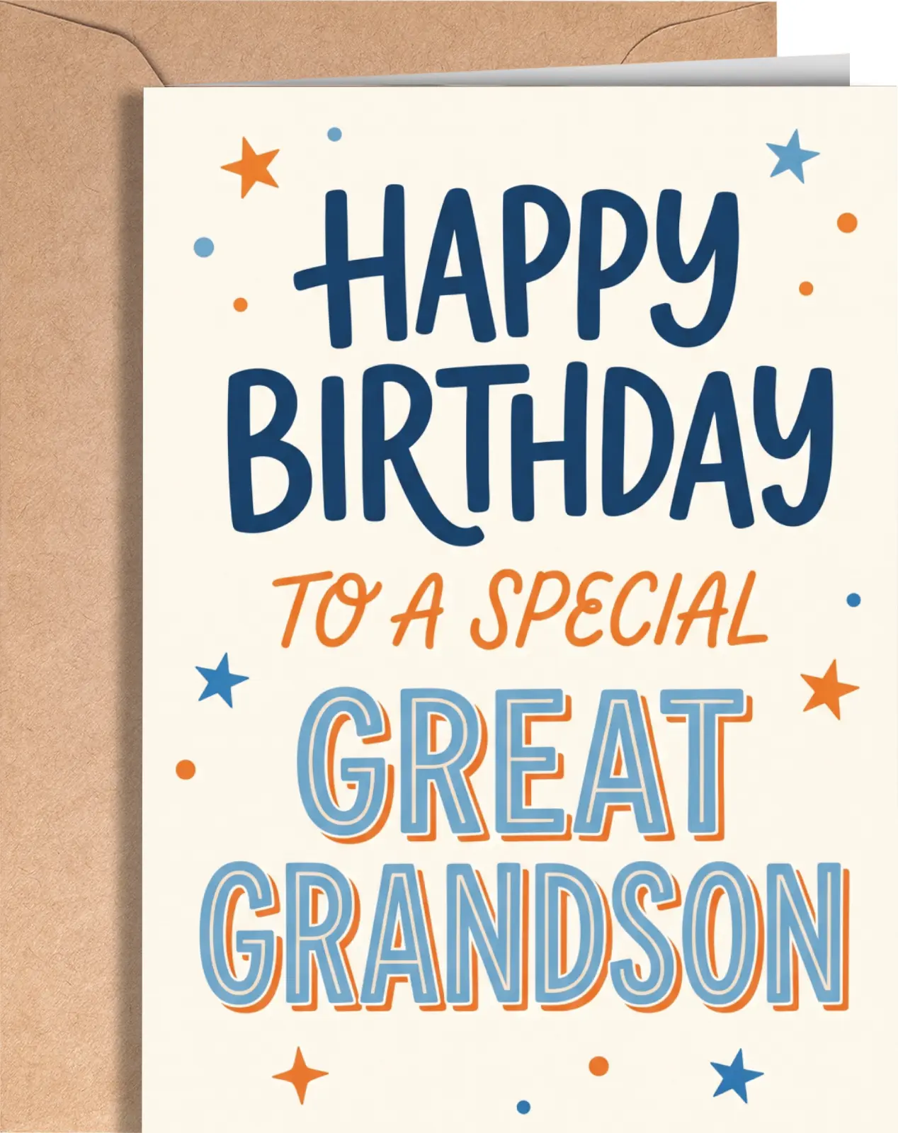 Great-Grandson Birthday Card - Happy Birthday Card
