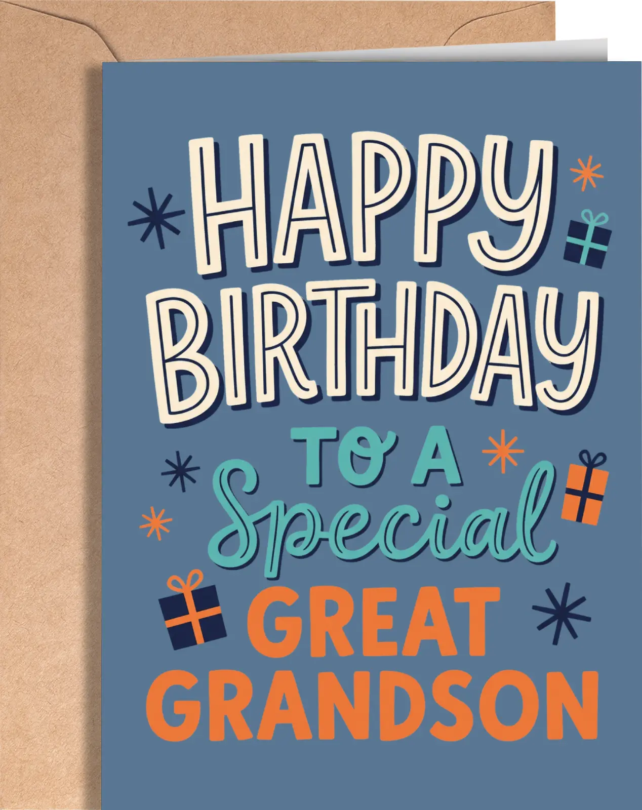 Great-Grandson Birthday Card - Happy Birthday Card