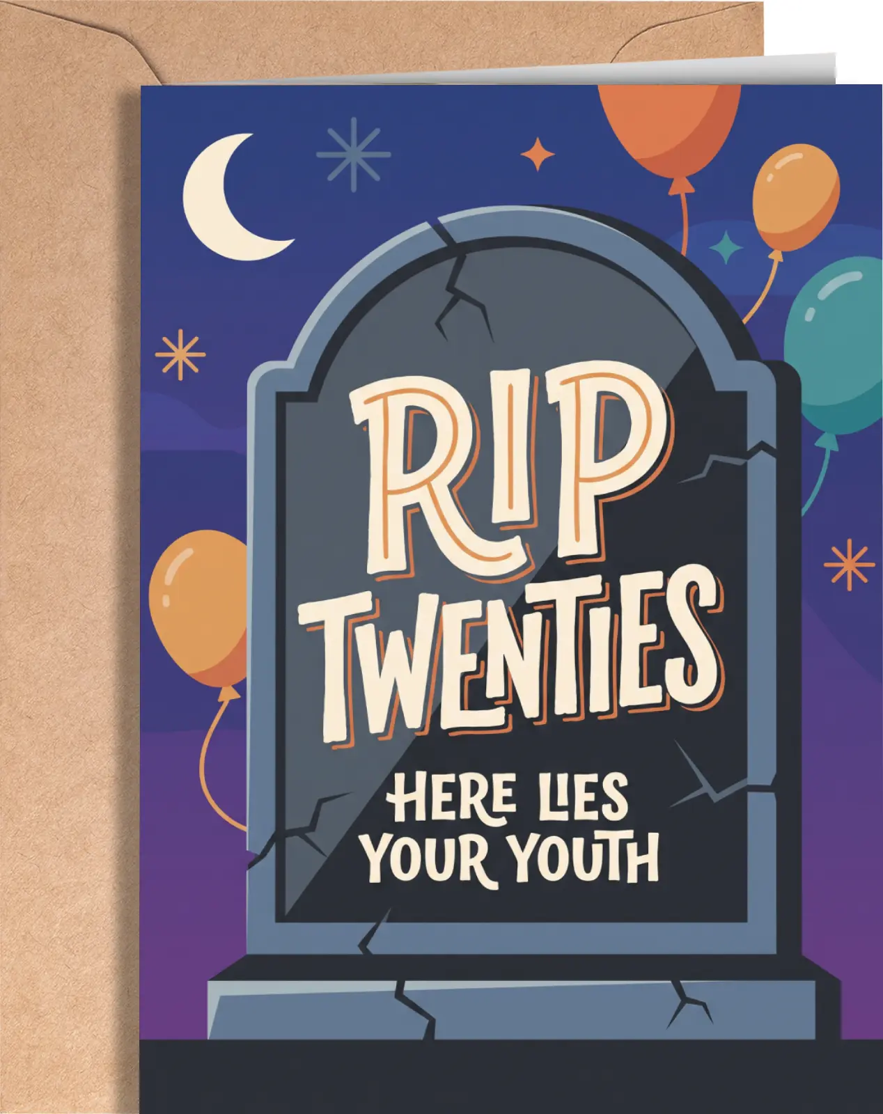 Funny 30th Birthday Card - Milestone Bday Greeting Card