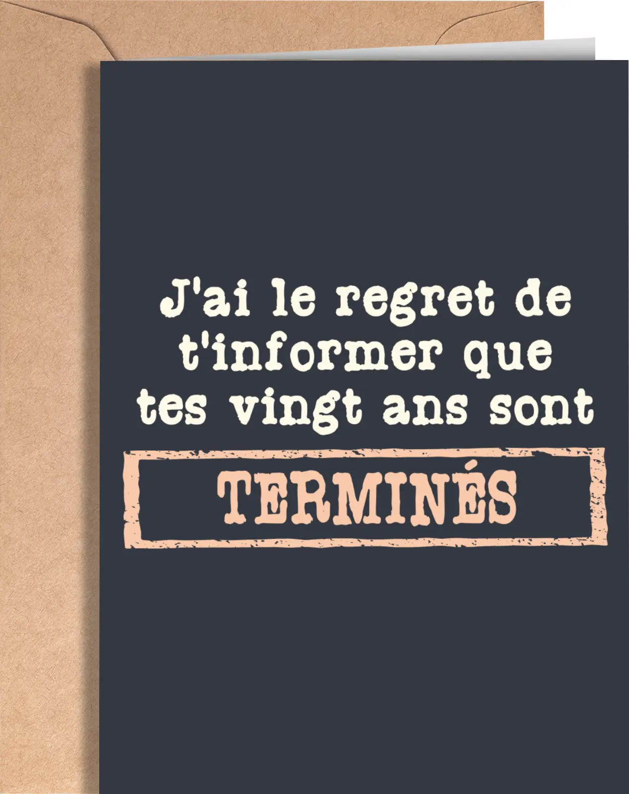 French 30th Birthday Card - Birthday Card for 30 Years Old