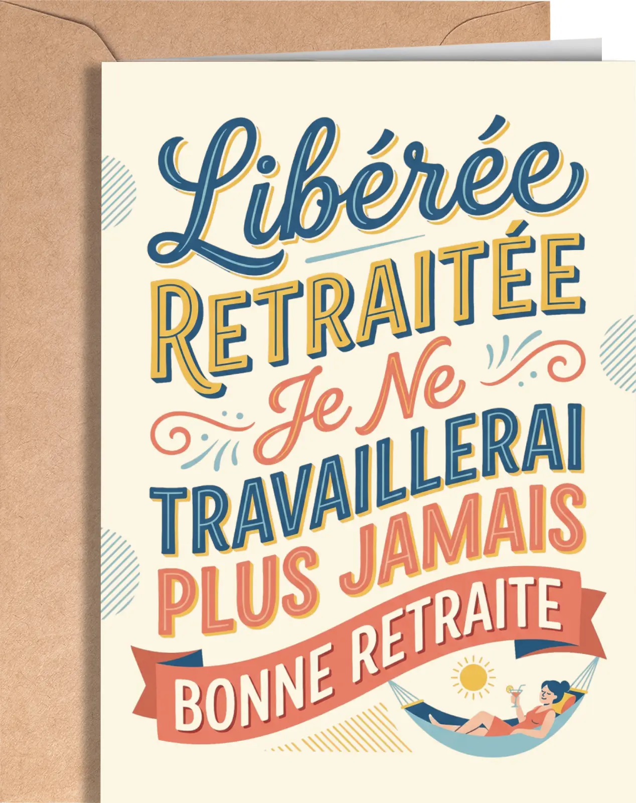 French Retirement Card - Going Away Greeting Cards