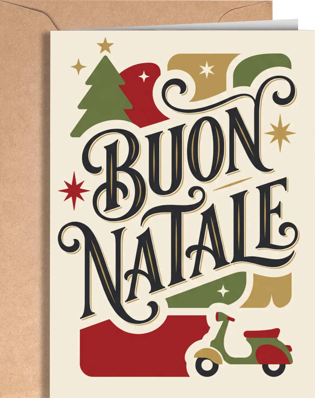 Italian Christmas Greeting Card - Merry Christmas Cards