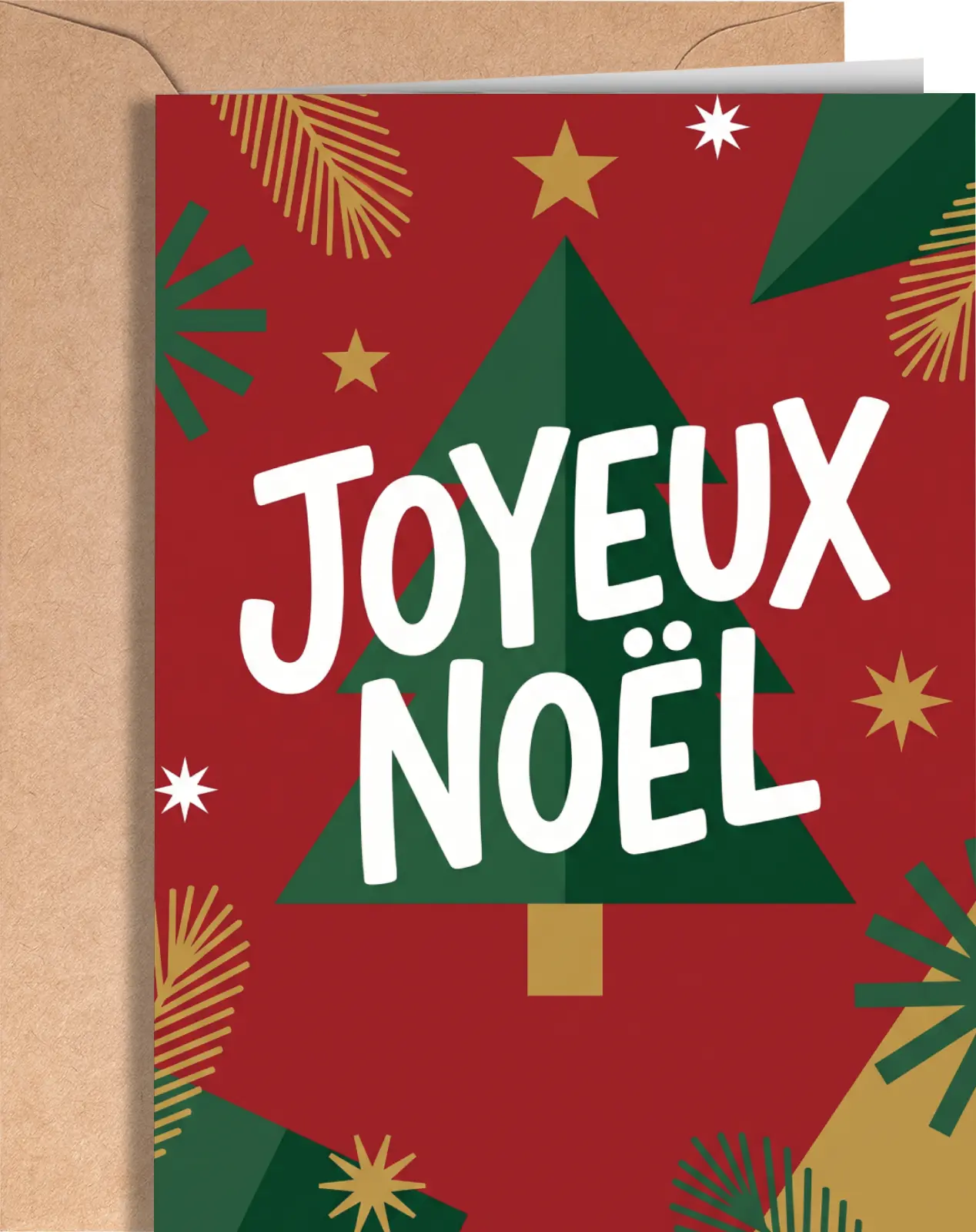 French Christmas Greeting Card - Merry Christmas Cards