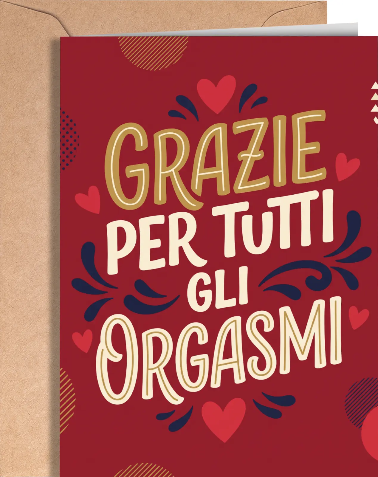 Italian Anniversary Card - Valentine's Day Card for Couples