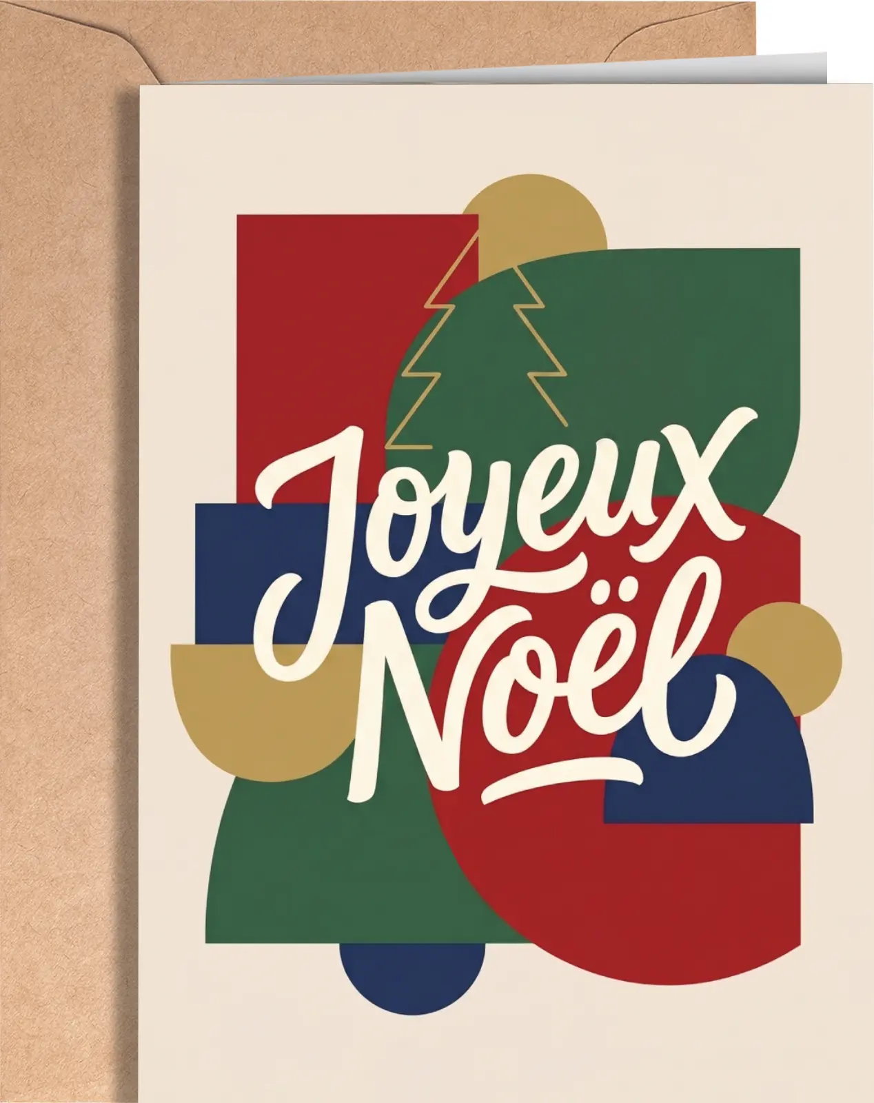 French Christmas Greeting Card - Merry Christmas Cards