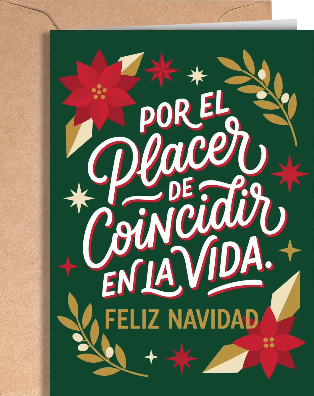 Spanish Christmas Greeting Card - Merry Christmas Cards
