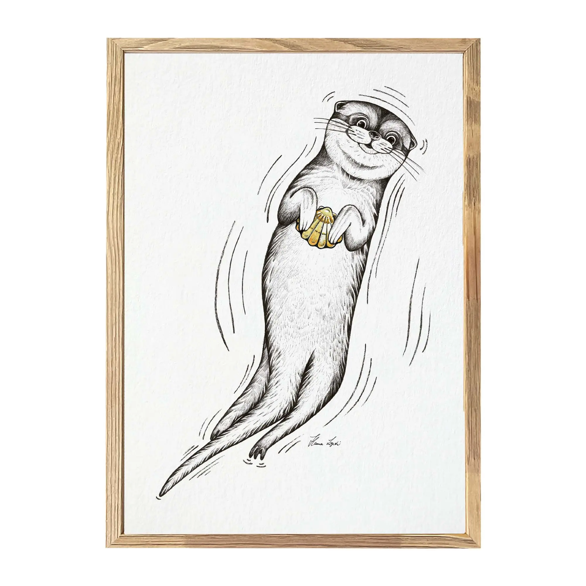 Kunstdruck - Muschelotter