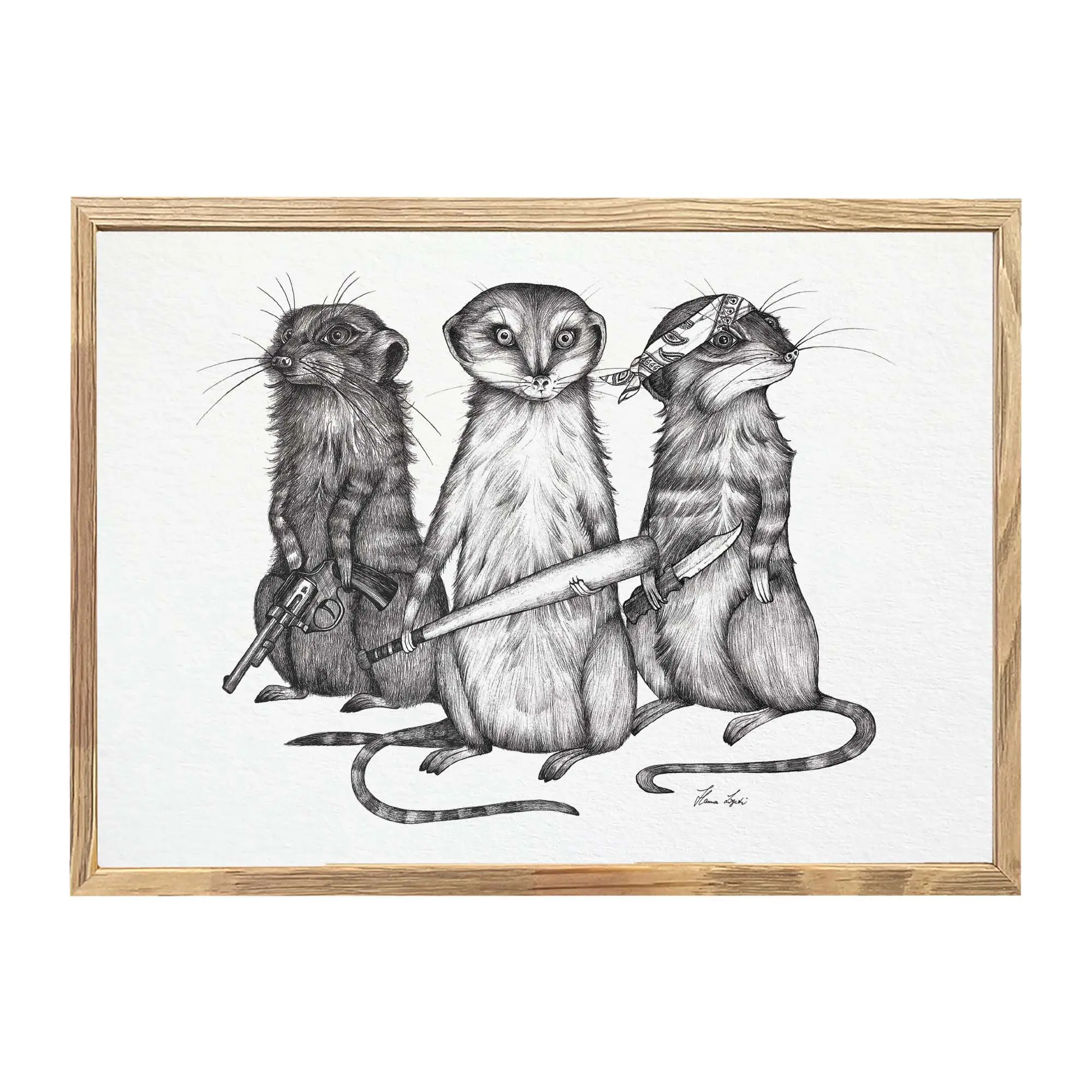 Kunstdruck - Erdmann Gang