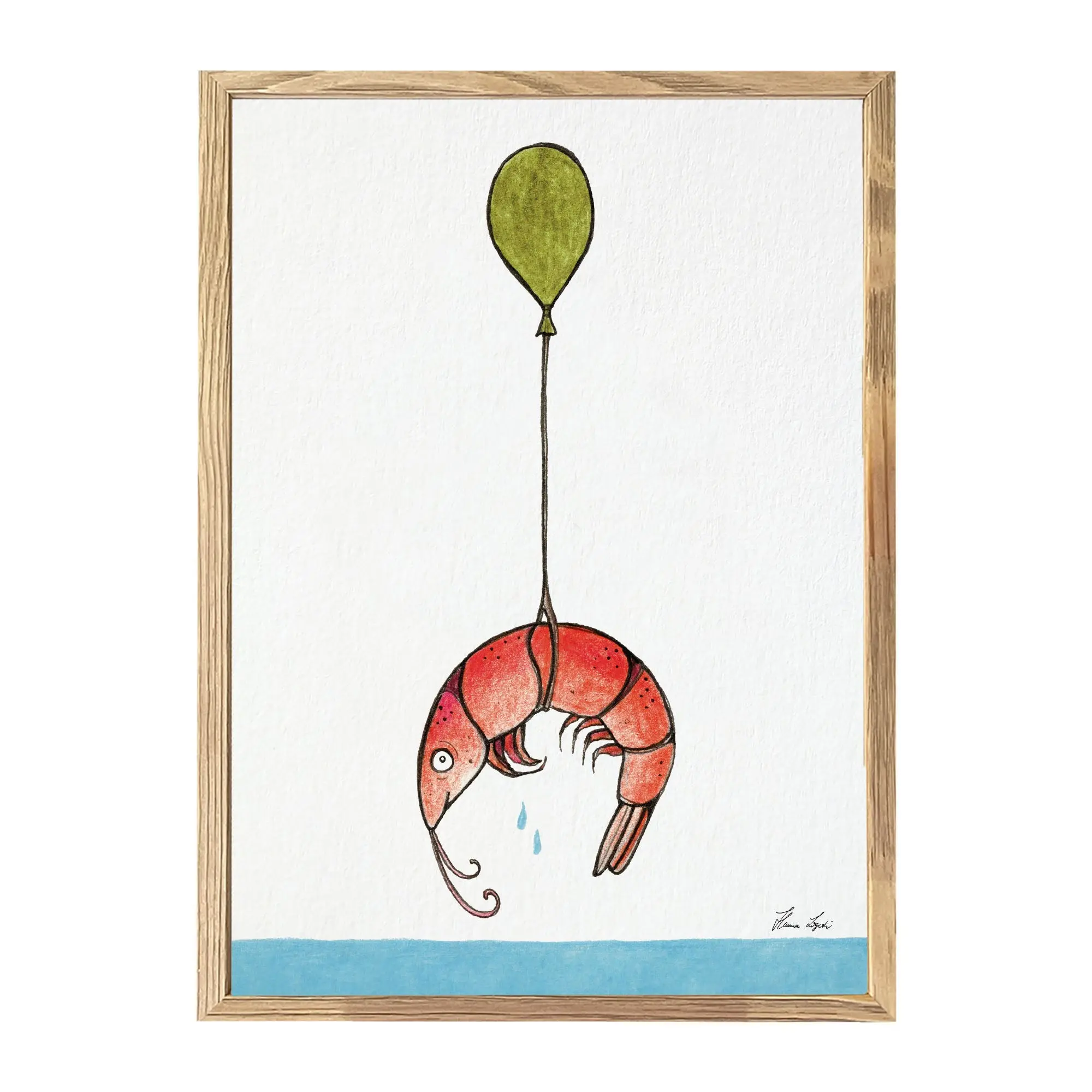 Kunstdruck - Shrimp Ausflug
