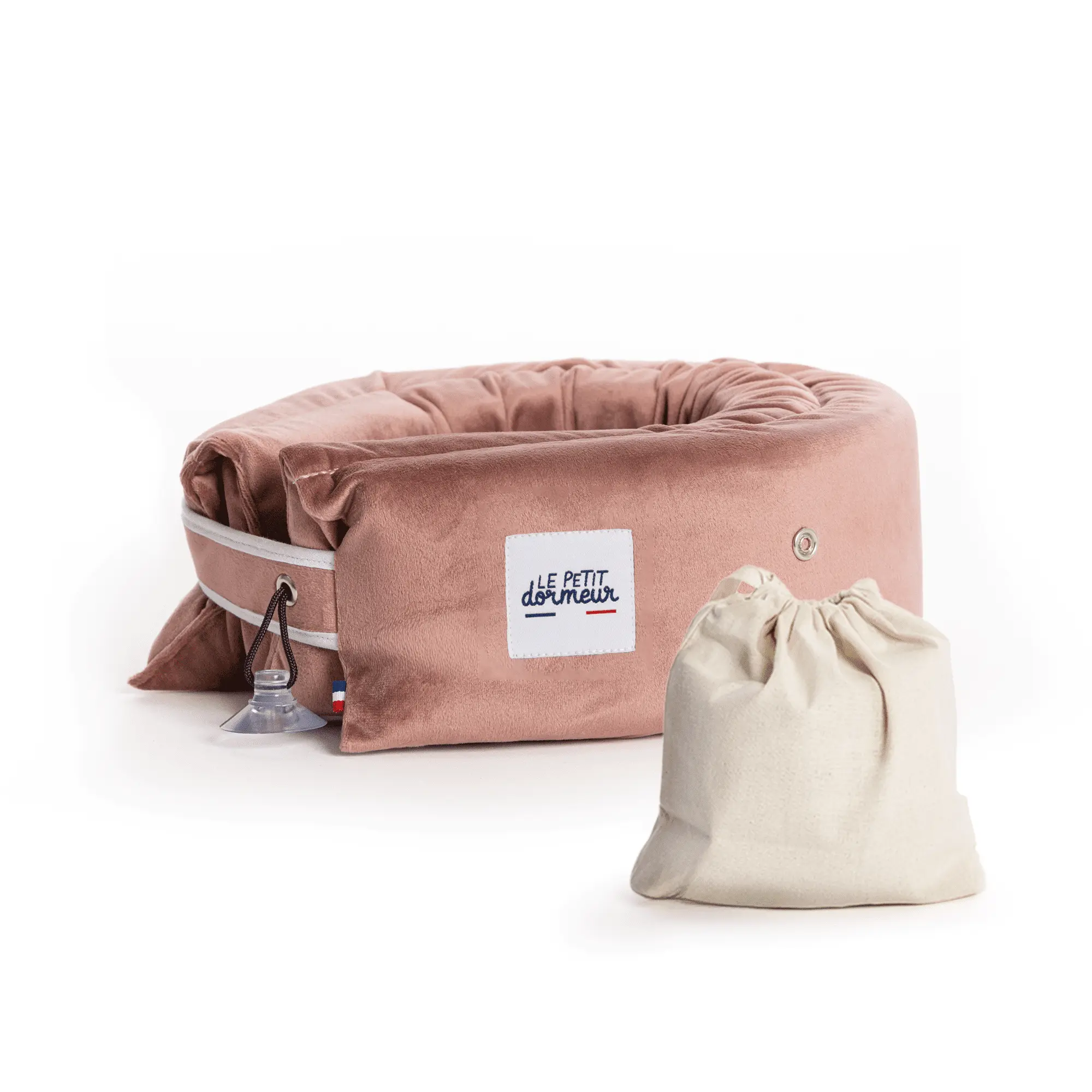 Oreiller de voyage 3 en 1 Le Petit Dormeur - Velours