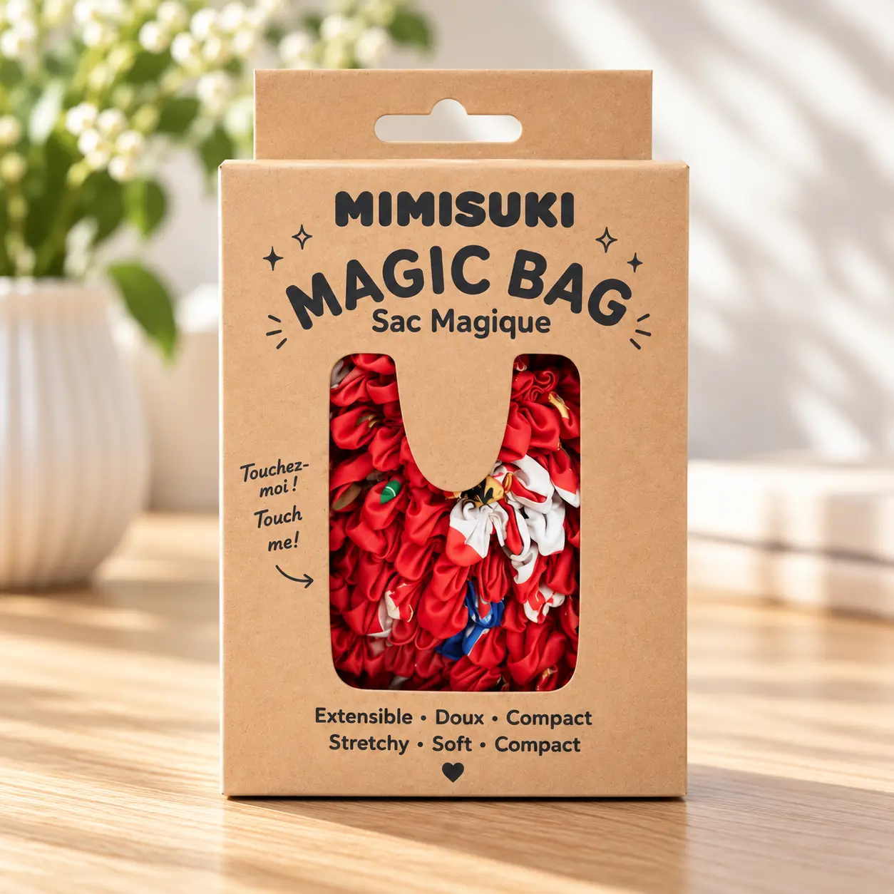 Magic bag Lucky Cat - Sac shopping extensible