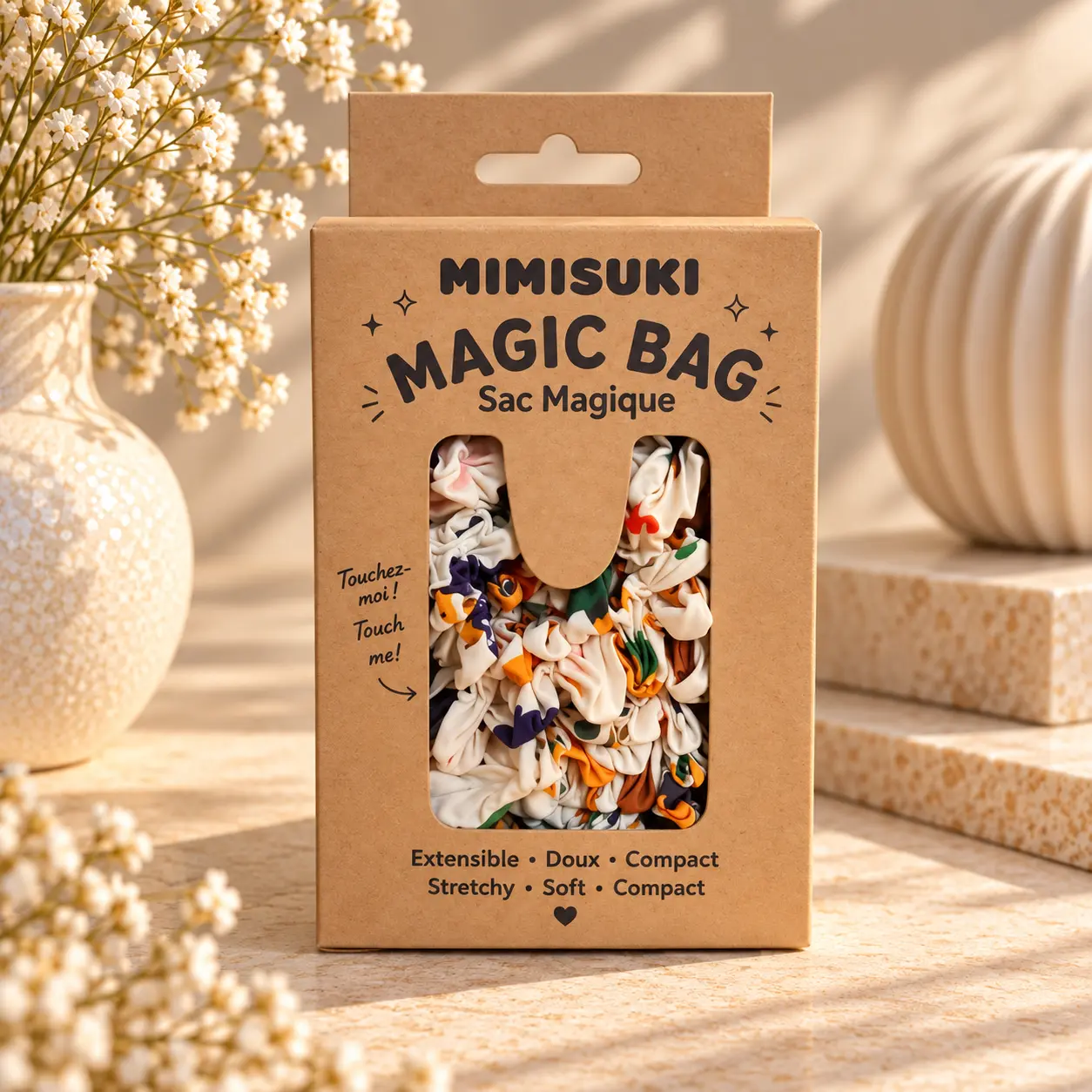 Magic bag French Teckel - Sacs Shopping extensible