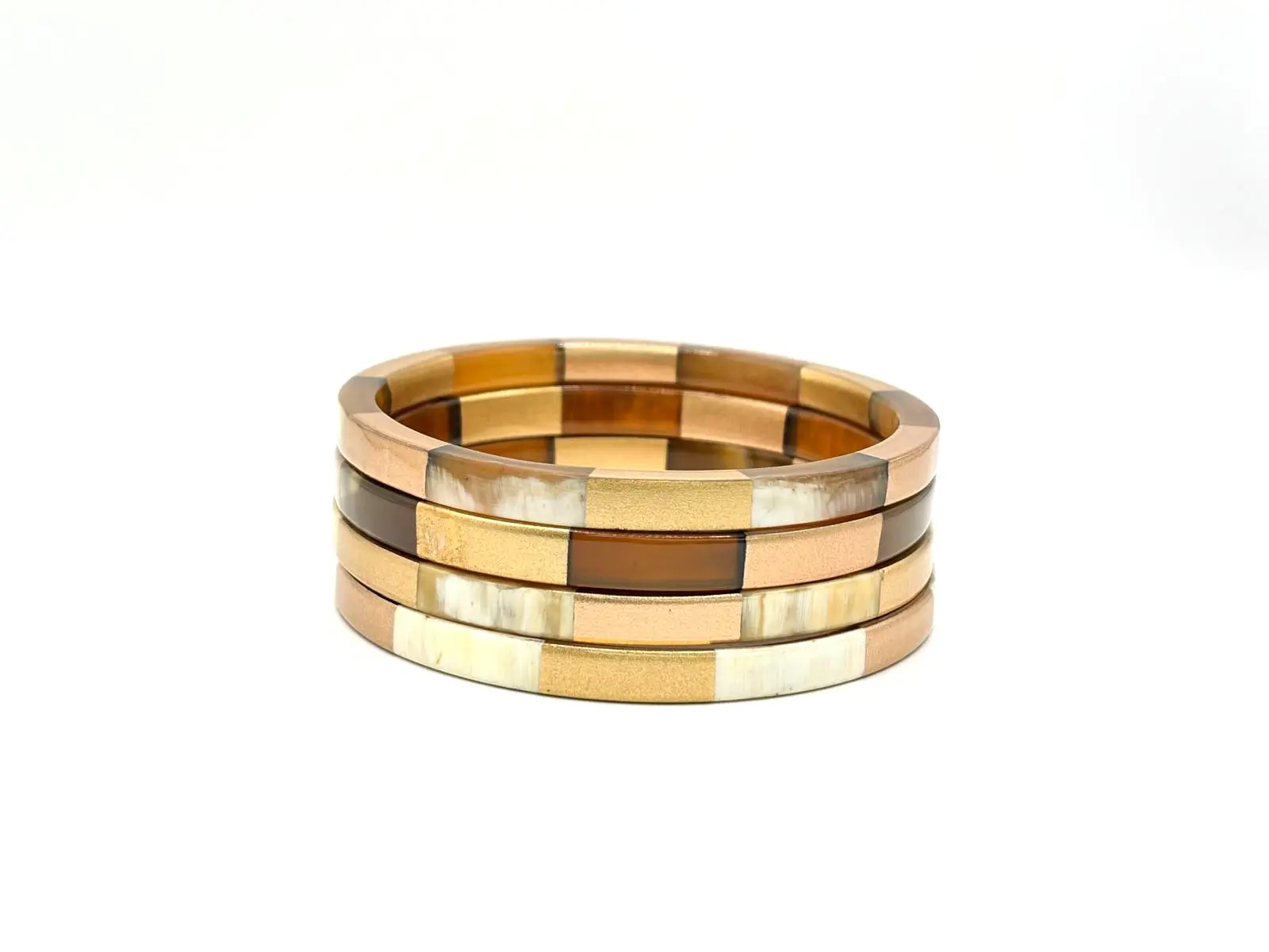 JONC CORNE RAYURE  CHAMPAGNE  DORE