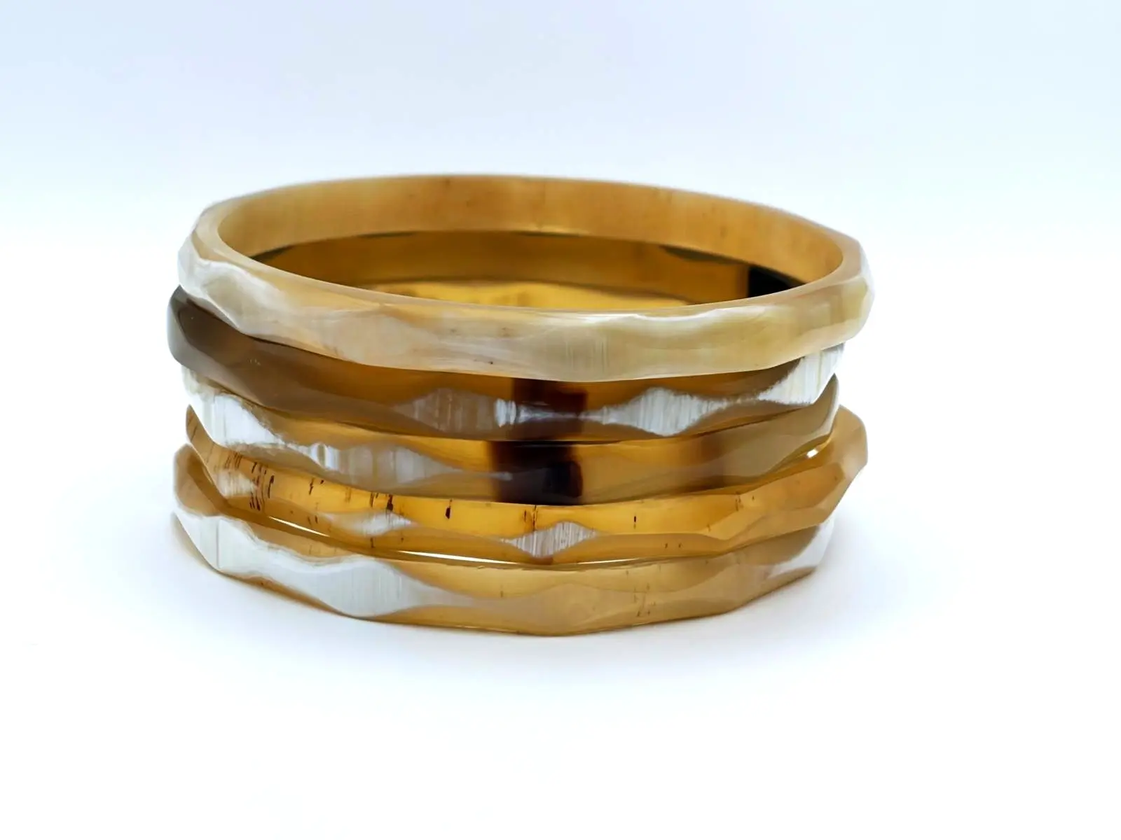 JONC CORNE NATURELLE  LOSANGE 6 mm