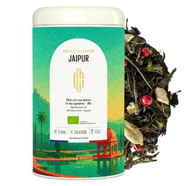 ESCALE ENCHANTÉE JAIPUR - Chaï vert aux épices et aux agrumes Bio