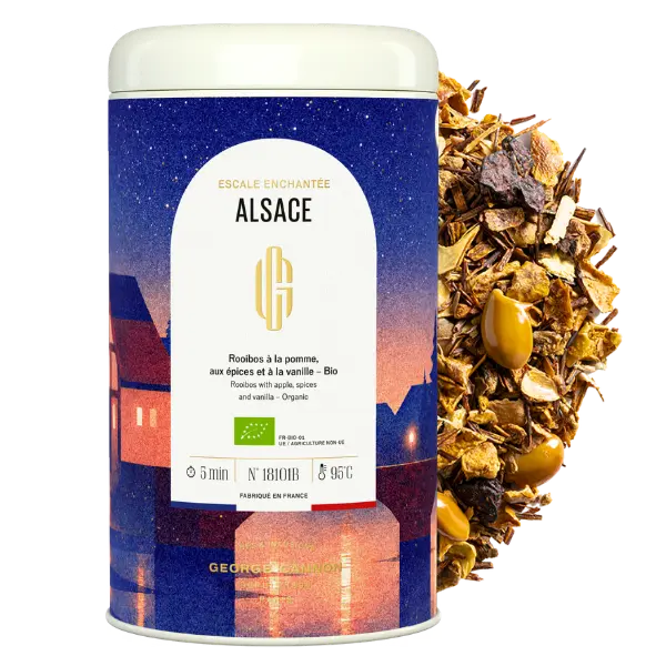ESCALE ENCHANTÉE ALSACE - Rooibos à la pomme, aux épices et à la vanille Bio