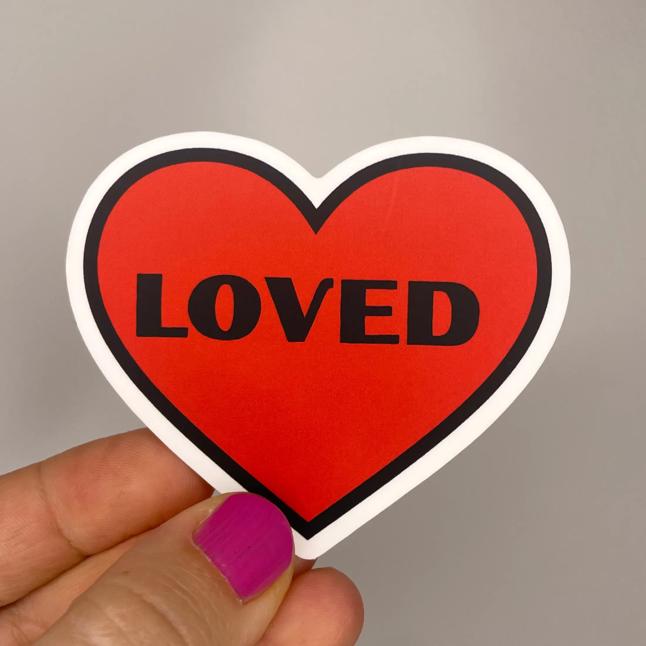 loved sticker