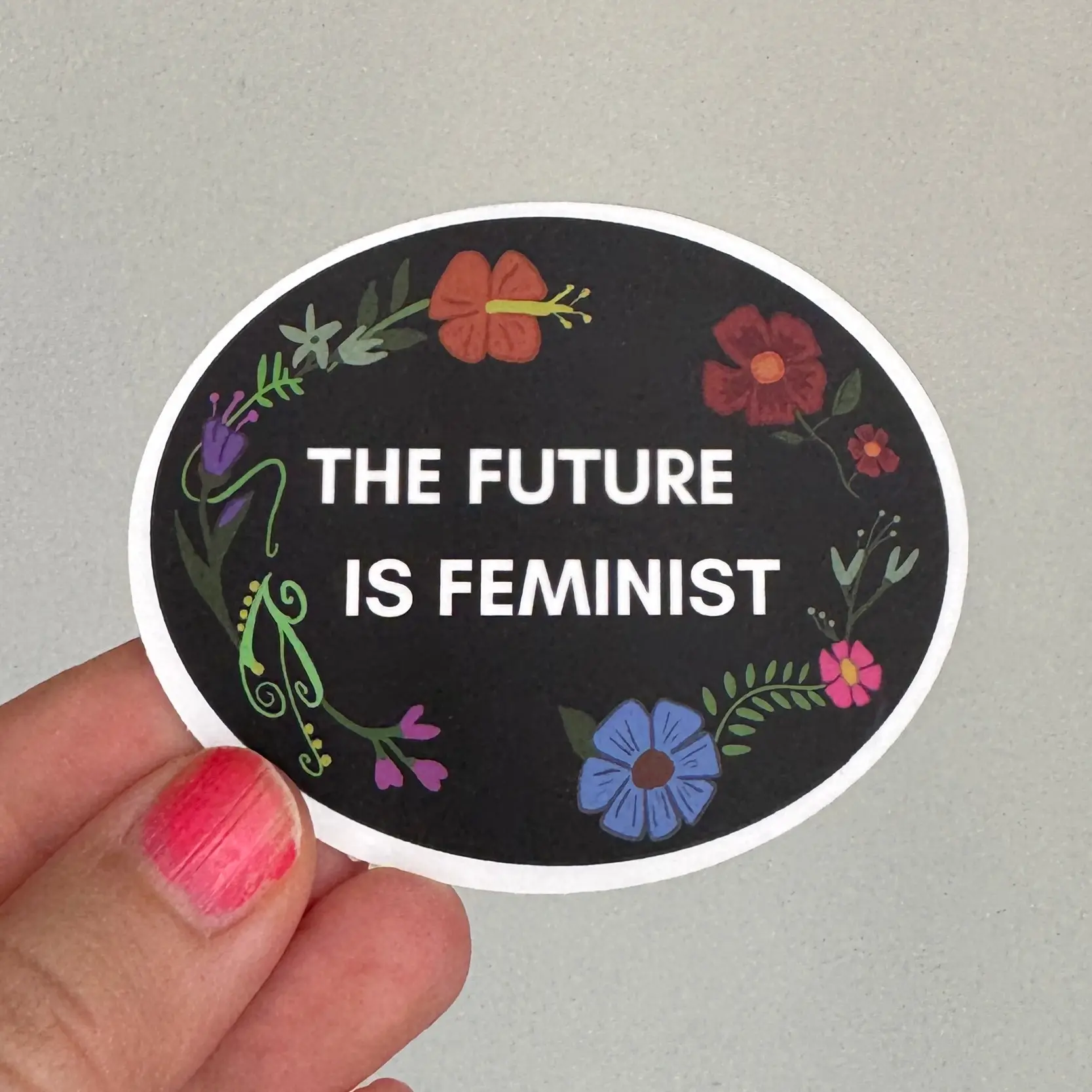 The future is feminist Sticker