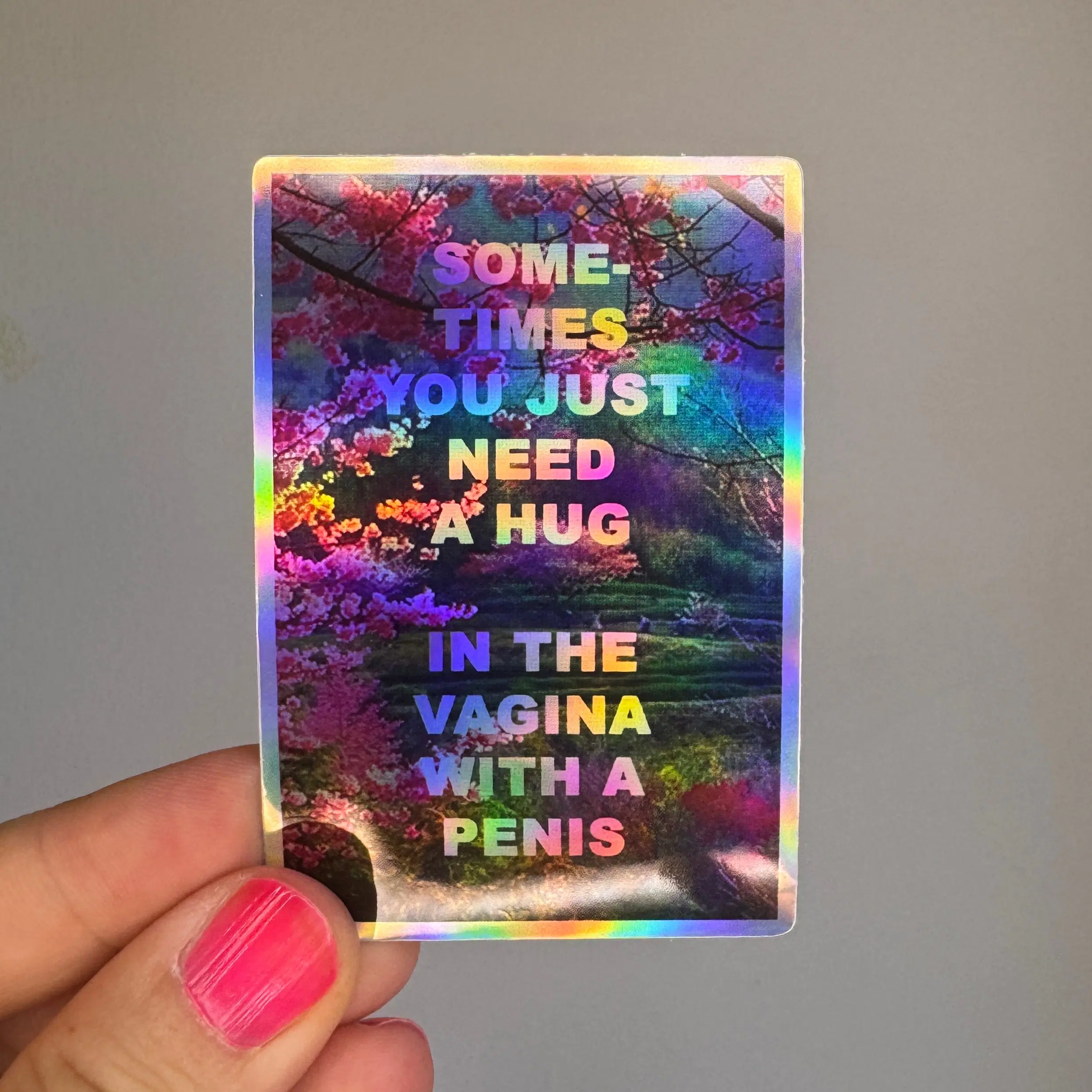 Sometimes you just need a hug Sticker