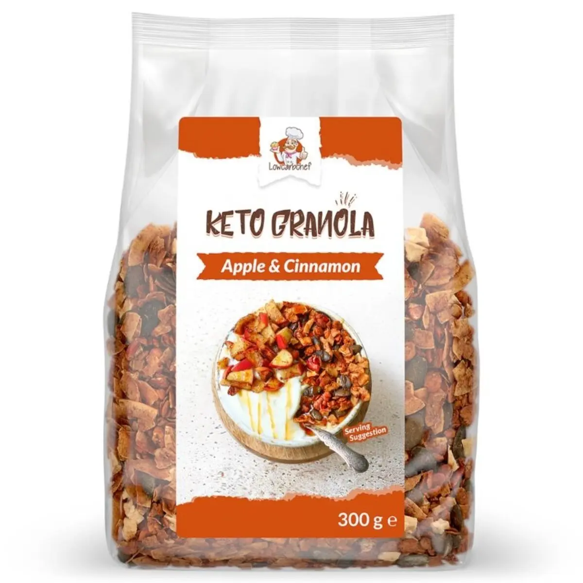 Lowcarbchef - Keto Granola Apple Cinnamon (300 g)