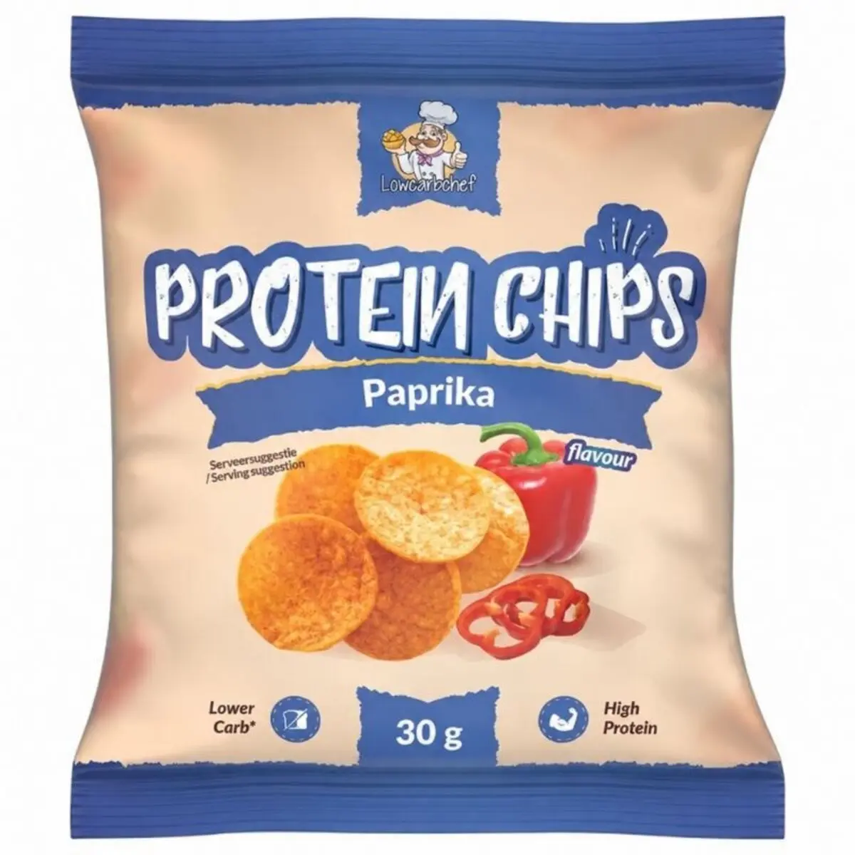 Lowcarbchef - Protein Chips Paprika (30 g)