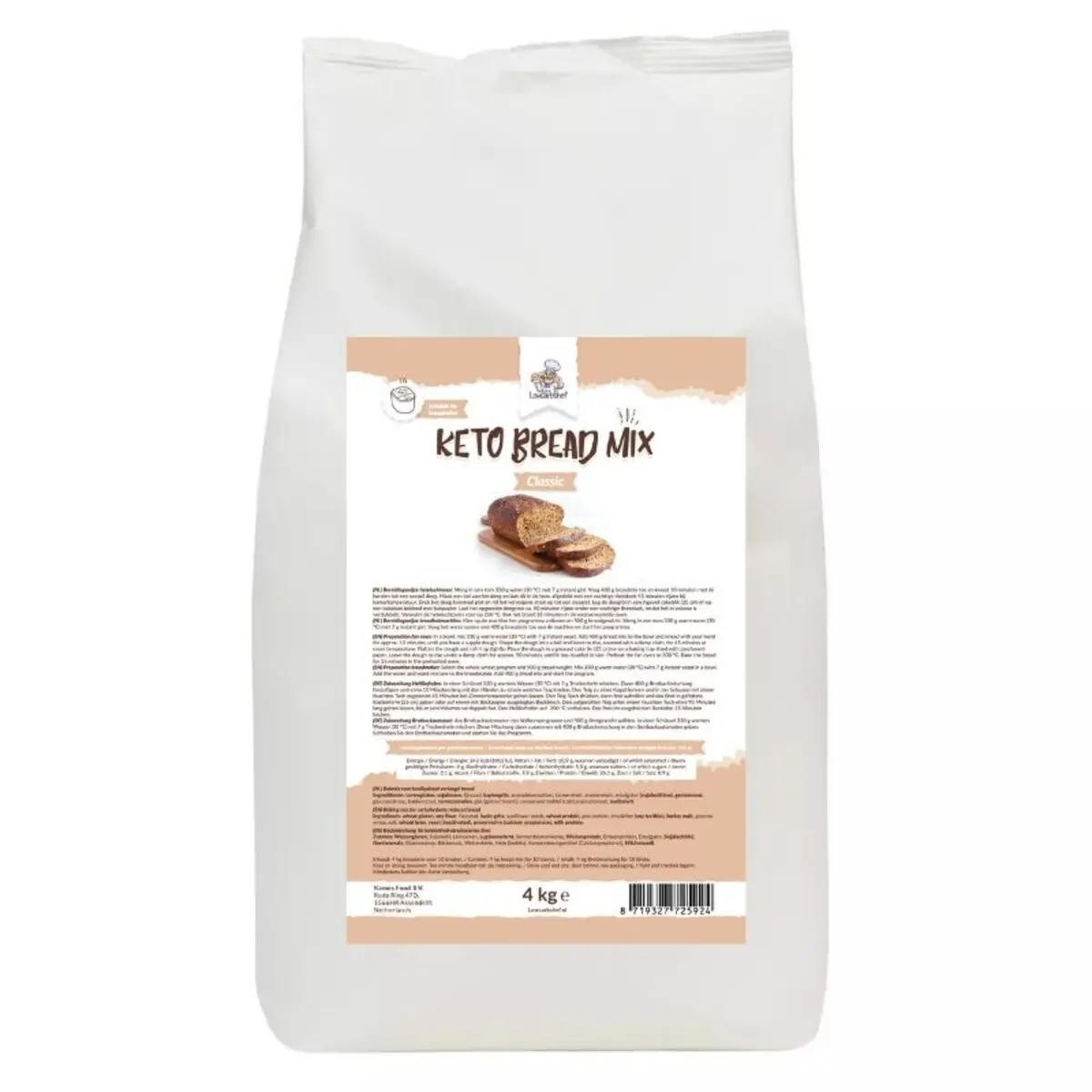 Lowcarbchef - Keto Bread Mix (4 kg)